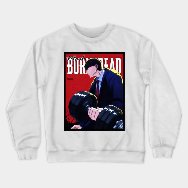 Mash Burnedead Red Comic Crewneck Sweatshirt by ShariLambert